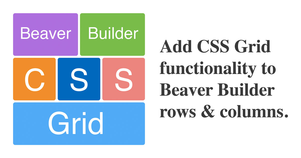 Beaver Builder CSS Grid Wordpress Plugin